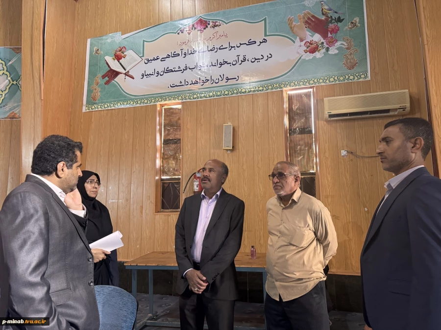  بازدید نماینده محترم مجلس از آموزشکده ملی مهارت میناب 4