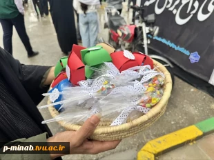 برپایی موکب پذیرایی توسط آموزشکده ملی مهارت میناب در گلزار شهدا 6
