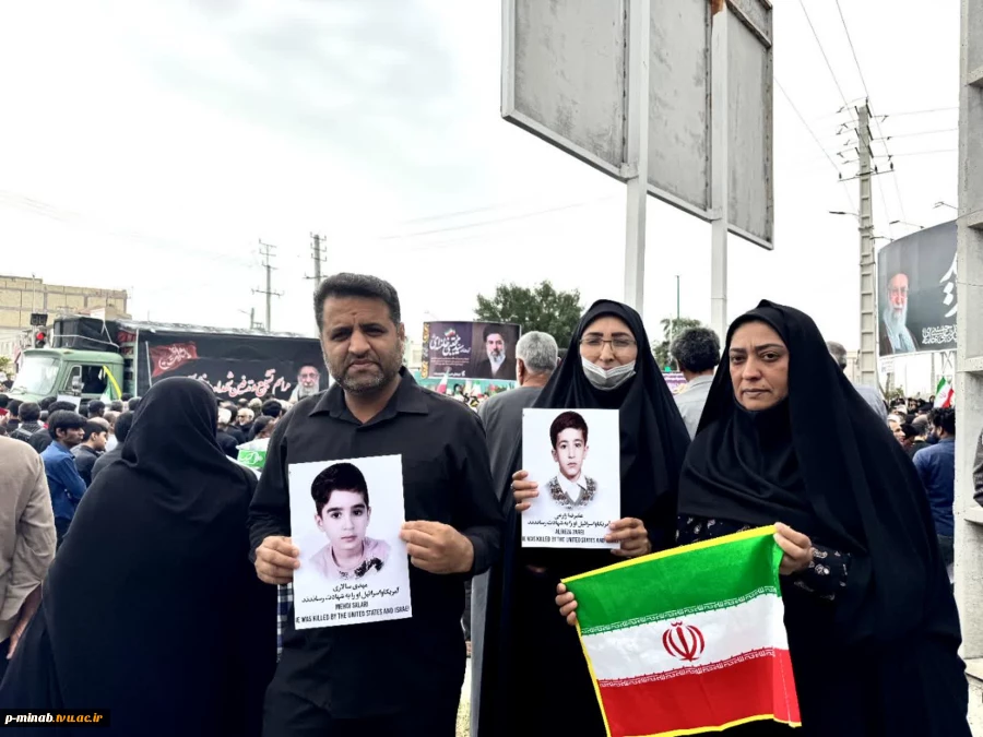 حضور دانشگاهیان دانشکده ملی مهارت میناب در راهپیمایی روز قدس 5