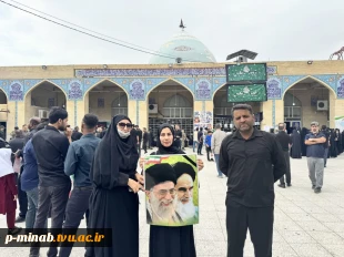 حضور دانشگاهیان دانشکده ملی مهارت میناب در راهپیمایی روز قدس 6