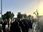 برگزاری مراسم علم گردانی در اربعین رهبر شهید و شهدای دانش آموز مدرسه شجره طیبه میناب 2