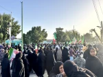 برگزاری مراسم علم گردانی در اربعین رهبر شهید و شهدای دانش آموز مدرسه شجره طیبه میناب 4