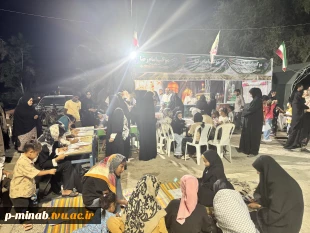 برپایی موکب با عنوان  از «قربان تا غدیر» در گلزار شهدای دانش آموز میناب 5