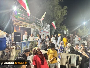 برپایی موکب با عنوان  از «قربان تا غدیر» در گلزار شهدای دانش آموز میناب 8