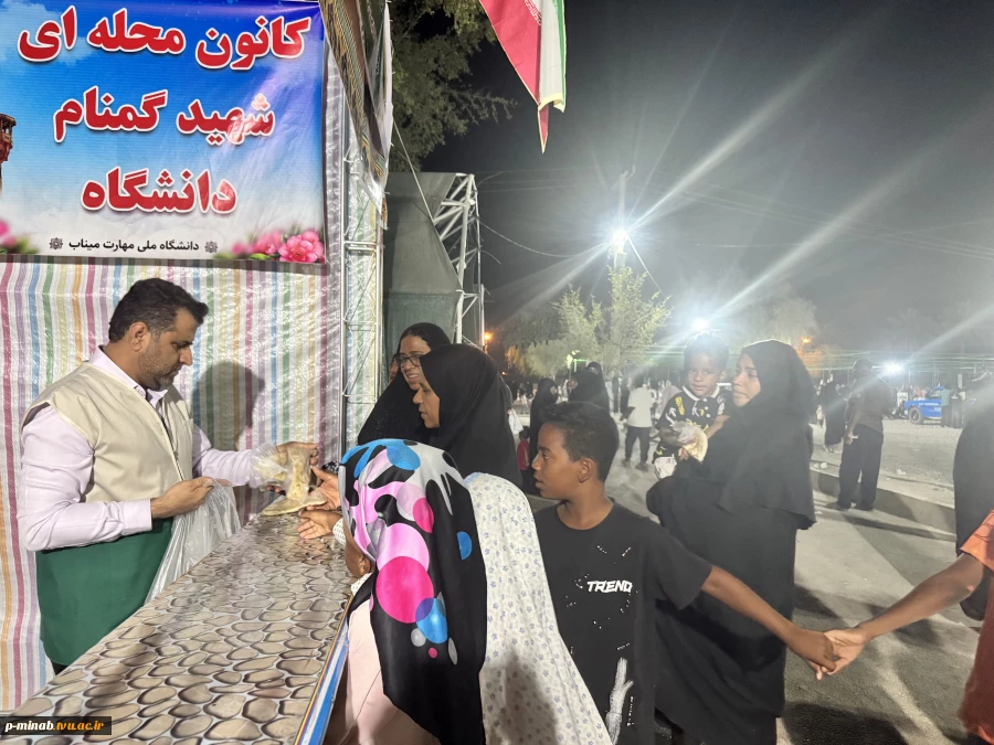 برپایی موکب با عنوان  از «قربان تا غدیر» در گلزار شهدای دانش آموز میناب 9